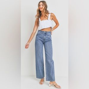 JBD High Rise Wide Leg Jeans